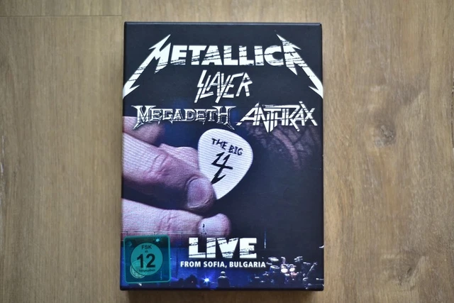5 CD 2 DVD Box The Big 4 Live From Sofia Metallica Slayer Anthrax