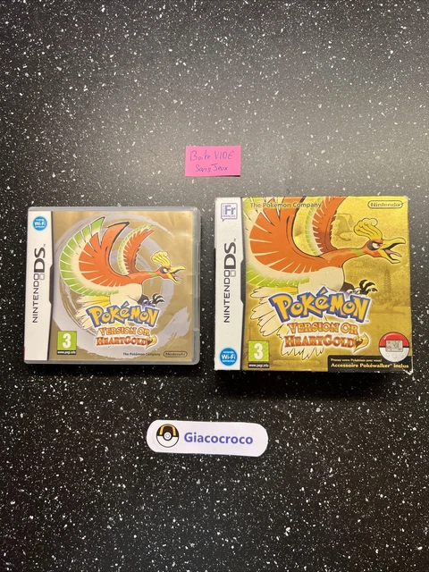 Boîte Vide Nintendo DS – Pokémon Version Or HeartGold – Bon état