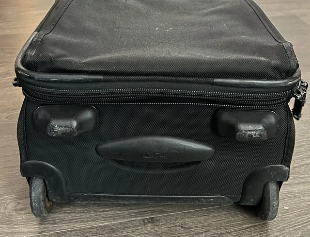 TUMI ALPHA Black Nylon Wheeled Carry-on Suitcase Business 22922DH Expandable 5