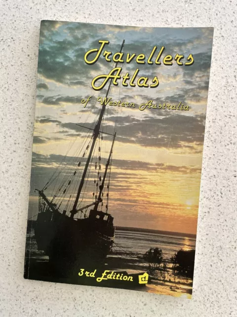 Travellers Atlas of Western Australia 3rd Edition 1986 Rare New Old Stock