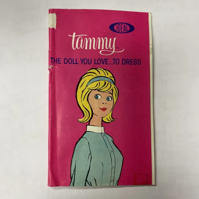 1960'S Vintage Ideal “Tammy, The Doll You Love To Dress” Catalog Booklet