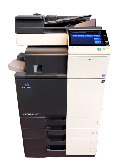 Konica Minolta bizhub C258 44.951 Seiten A3 Kopierer Drucker Scanner AirPrint