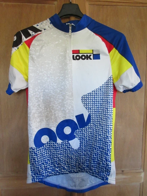 Maillot cycliste LOOK vintage cycling shirt trikot maglia camiseta L