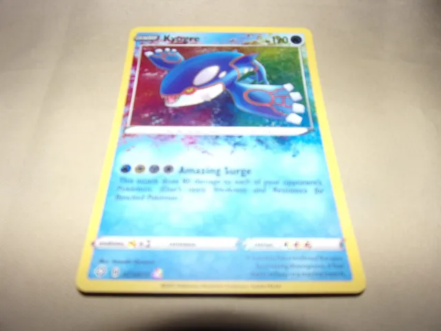 Kyogre 021/072 Shining Fates 2020 Amazing Rare Holo Pokemon TCG Card - NM