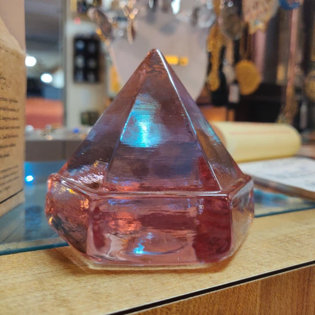Charles W Morgan Pink Iridescent Mystic Seaport Deck Prism Reproduction New Box Charles W Morgan Pink Iridescent Mystic Seaport Deck Prism Reproduction New Box