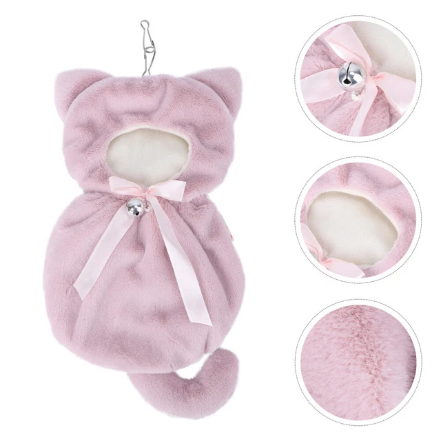 Sac de couchage en forme de chat en forme de chat 1Pc Hamster Plush Nest (violet