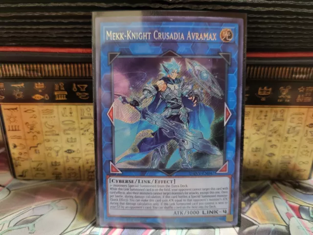 Yu-Gi-Oh! Mekk-Knight Crusadia Avramax Secret Rare 1st Ed NM DANE-EN047