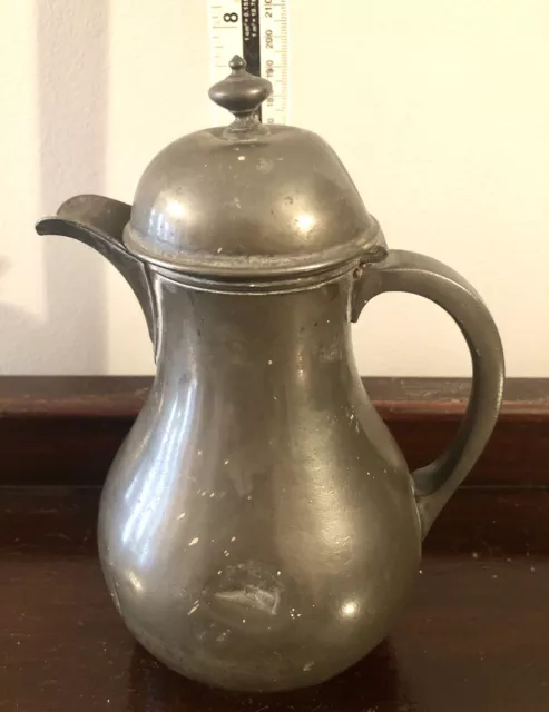 Antique Pewter Coffee Tea Pot by James Dixon & Sons Sheffield Small Collectable