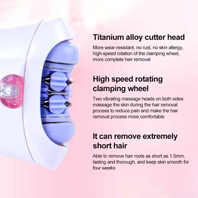 Smooth Glide Gesichts- und Körperepilierer – Haarentfernungsgerät für Frauen