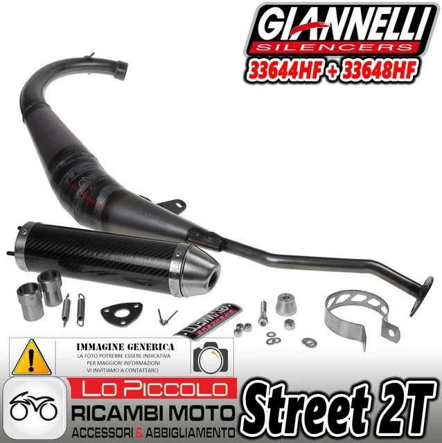 Silencieux Giannelli Alu Pour Yamaha TZR 50 2004-2005 - Homologué E13 - Ref 33645HF