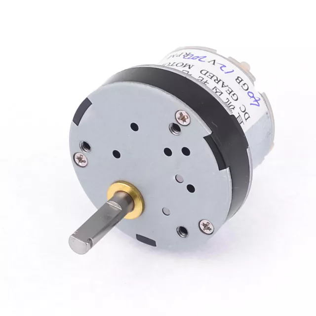 DC 12V 200RPM Getriebemotor Speed Reduzieren Micro Motor Getriebe 5mm Schaft Dmr