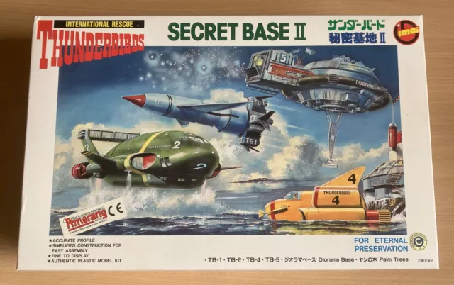 Thunderbirds Model Kit Imai B-2086 Secret Base 2 II  Model Kit TB1/2/4/5 Diorama