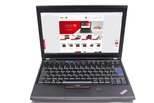 Lenovo ThinkPad X220i 12,5" TFT i3-2350M 4GB 128GB SSD Webcam Fpr HD ohne Win