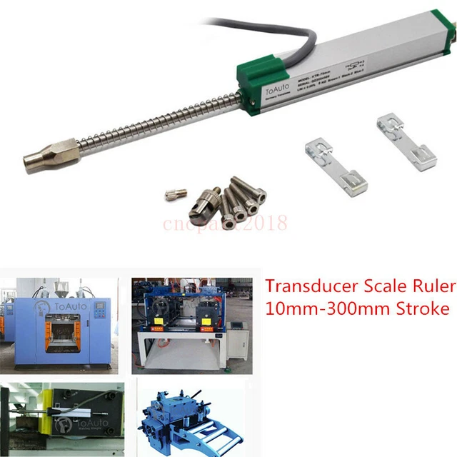 LINEAR DISPLACEMENT POSITION Sensor Transducer Injection Machine Scale