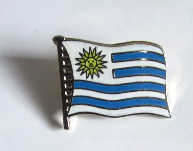 Uruguay Flag Lapel Pin Badge