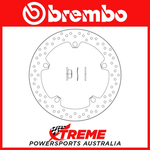 BMW R 1200 GS 2008 and up Fixed Front Brake Disc Rotor Brembo 168B407D6