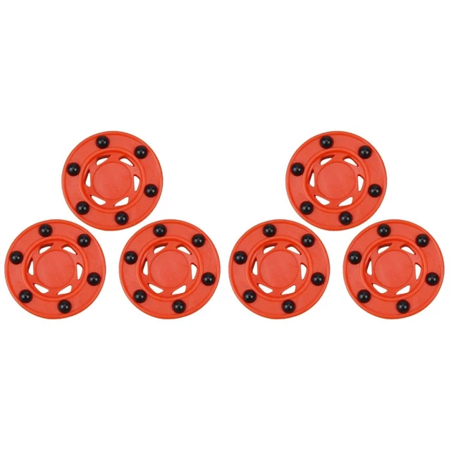 6 pcs  Roller Hockey Game Puck Inline Hockey Puck Street Hockey Puck Balls