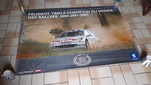 Affiche Peugeot 206 Araigneau – Rallye Lyon Charbonnières 2006