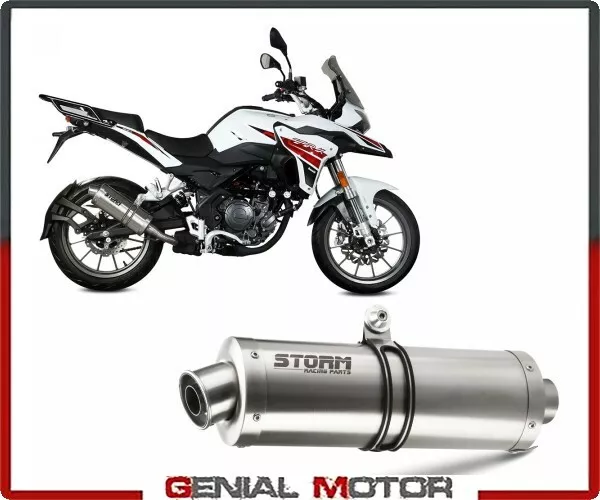 Scarico Storm By Mivv Oval Acciaio Inox Per Benelli Trk 251 2019 > 2020