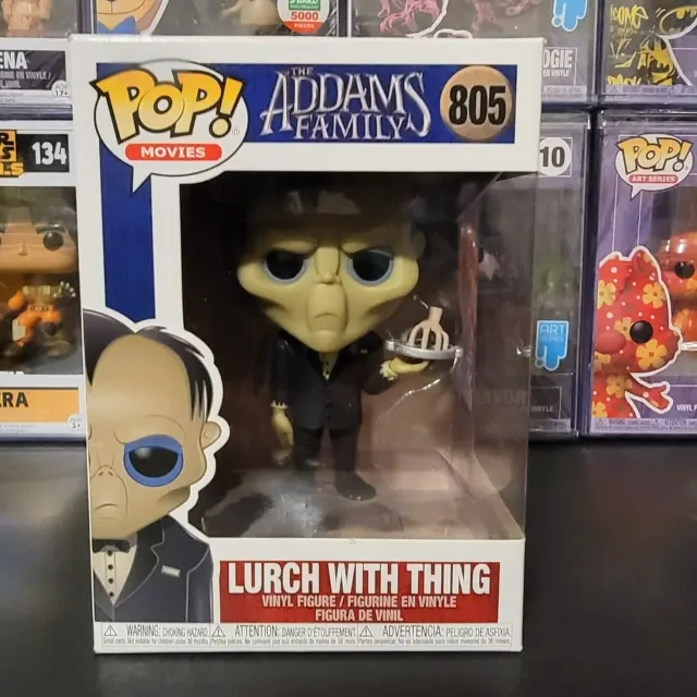 Funko Pop Movies The Addams Family Lurch with Thing #805 With Protector