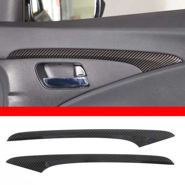 ABS Carbon Fiber Interior Door panel trim Strip Cover Fits Honda Passport 19-23