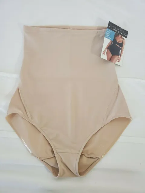 BY MIRACLE BRANDS Women's SlimShaper Sheer Booty Lift Shortie Size