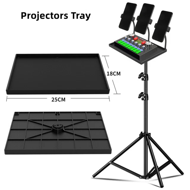 Plateau Support Universel Pour Projecteur, Ordinateur Portable - Fixation Trépied 1/4", Design Stable Avec Coussinets