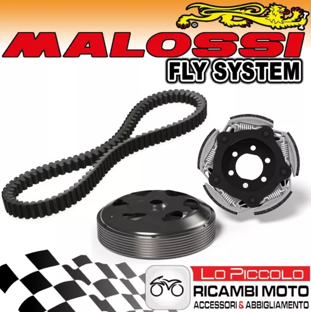 Malossi Kit Frizione + Campana Fly + Cinghia Malaguti Spidermax 500 4T