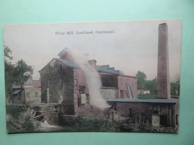 1910 Lockland / Cincinnati Ohio-Flour Mills  Picture   Postcard