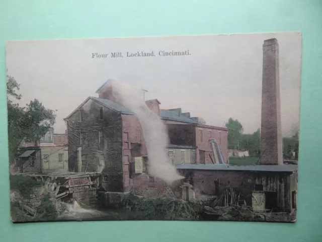1910 Postal Foto Lockland/Cincinnati Ohio-Flour Molins