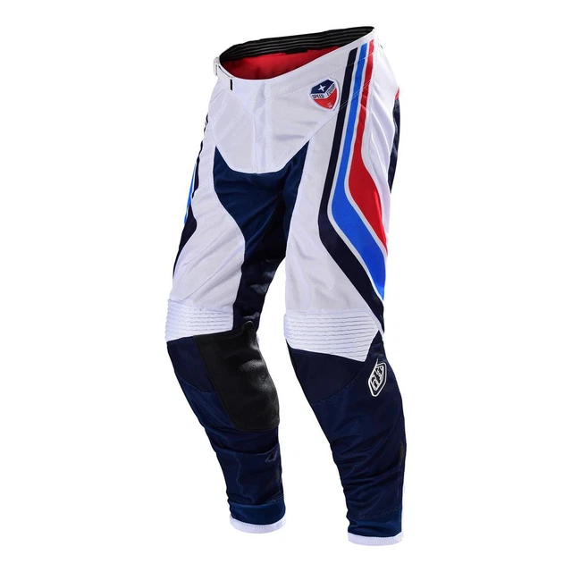 TROY LEE DESIGNS SE Air Seca Motocross Pants White Blue ATV MX