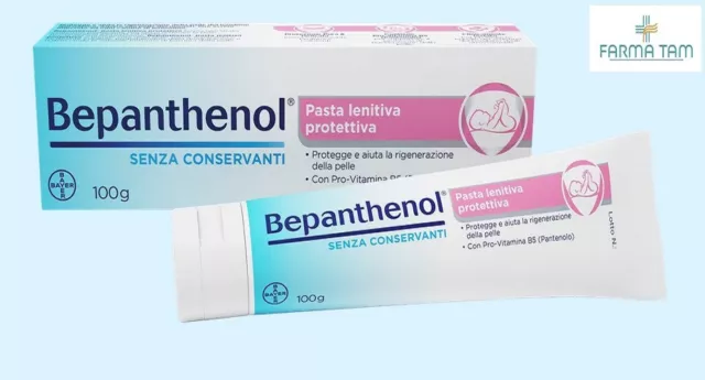 Bepanthenol pasta lenitiva protettiva 100g Protegge e Rigenera la pelle