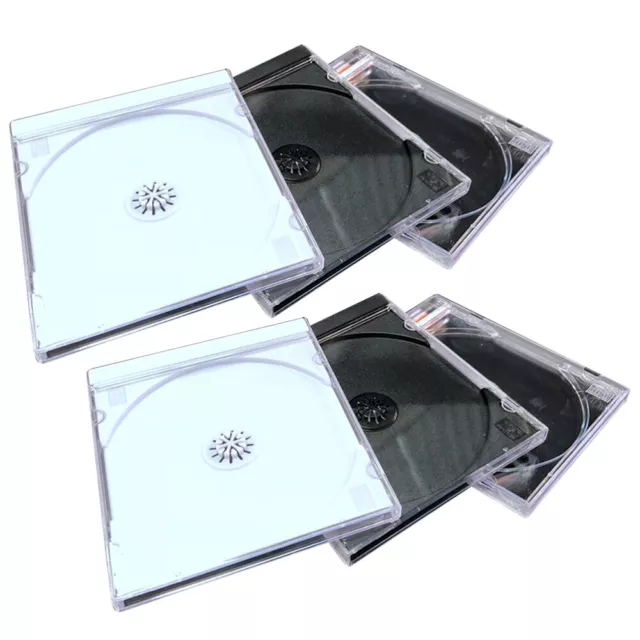 6 Pcs CD-Aufbewahrungshalter Transparente DVD-Hüllen Vollständig Durchsichtig