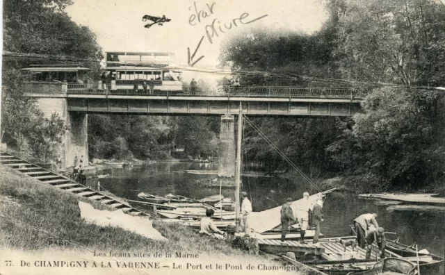 *34578 cpa le port et le pont de Champigny