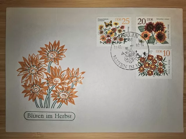 Ersttagsbrief, FDC, Herbstblumen, Mi. Nr. 2738, 2740, 2741, Sonderstempel