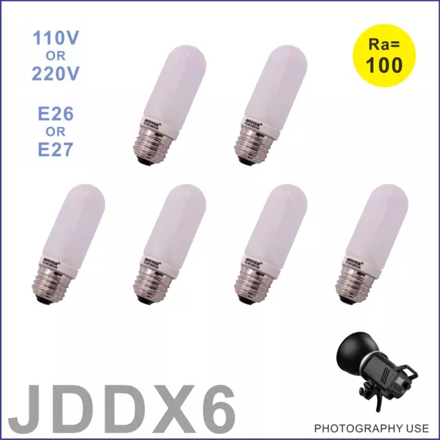 JDD Halogen Lamp Bulb, Photo Studio E27 Modeling Light 120V 150W 250W,For Strobe
