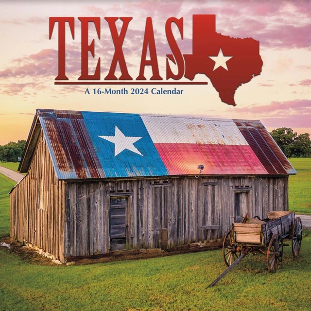 TRENDS INTERNATIONAL, Texas 2024 Wall Calendar 17.48 PicClick