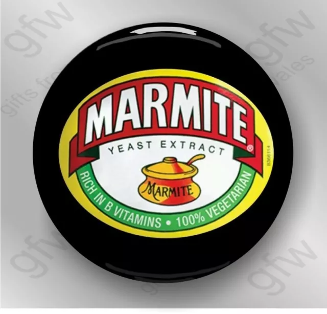 Marmite - Large Button Badge - 58mm diam