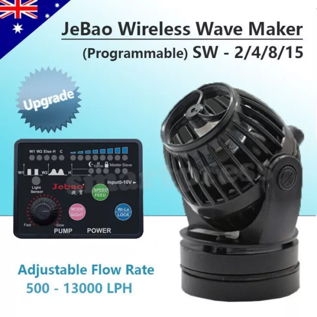 Jebao Marine SW-2 SW-4 SW-8 SW-15 Wireless Wave Maker Aquarium Pump Reef Tank