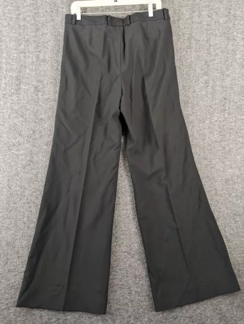 Albert Nipon Womens Size 12 Black Straight Leg Dress Pants 3