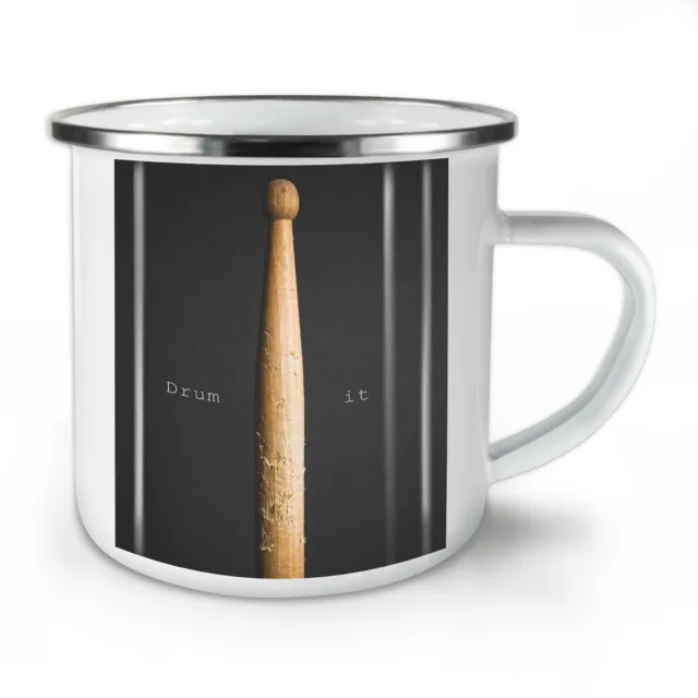 Slogan stick batteria NUOVA tazza da tè smaltata 10 oz | Wellcoda