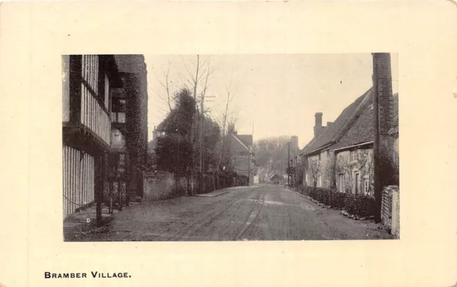 POSTCARD   SUSSEX   BRAMBER   Village     RP