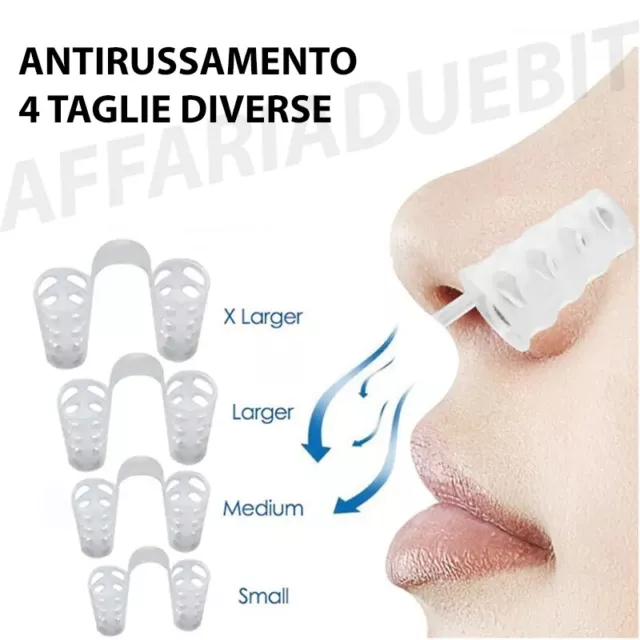 anti russamento Dilatatore nasale antirussamento per naso contro le apnee