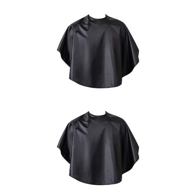 2 piezas Delantal de peluquería capa de belleza cuello corte de pelo humo aceite para hornear falta