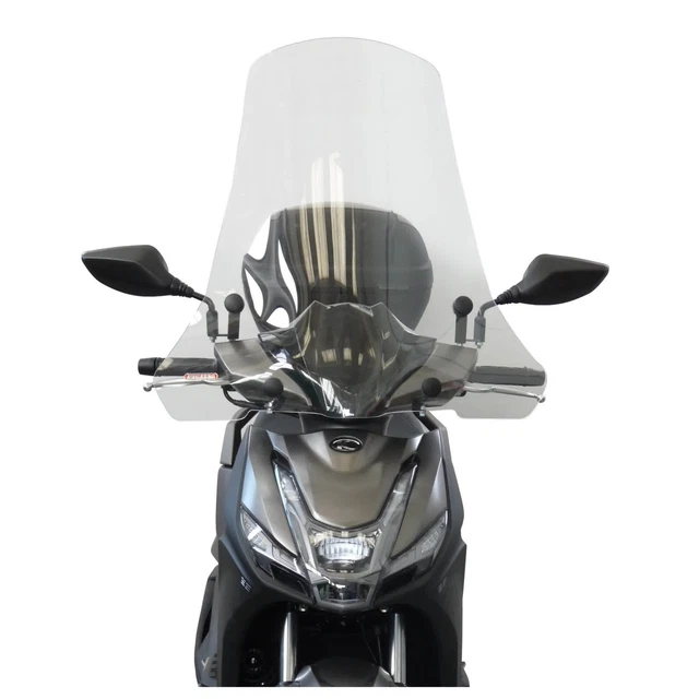 Pare-brise Haut Fabbri Pour Scooter Kymco Grand Dink 125 (2001-2004) - Dimensions 718x733 Mm