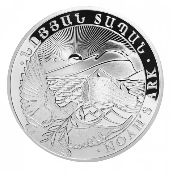 2022 Armenia - Noah's Ark - 1/4oz Fine Silver Round!!