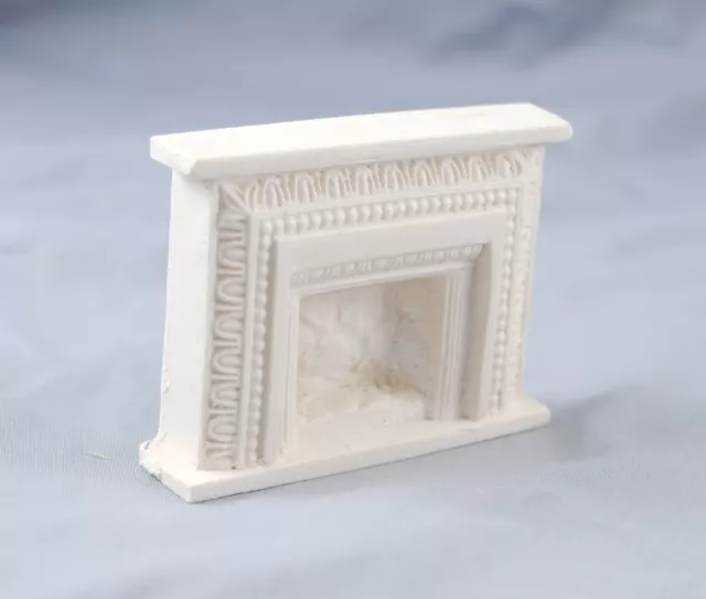 HALF SCALE FIREPLACE - Arched UMF10  1/24 scale  polyresin dollhouse Miniatures