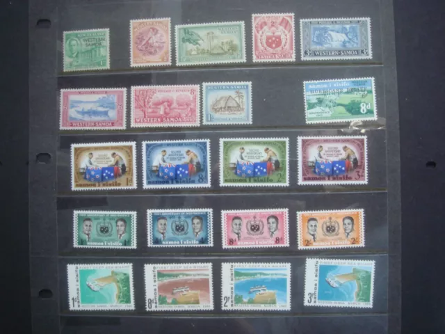 Western Samoa - SAMOA I SISIFO , small group of stamps