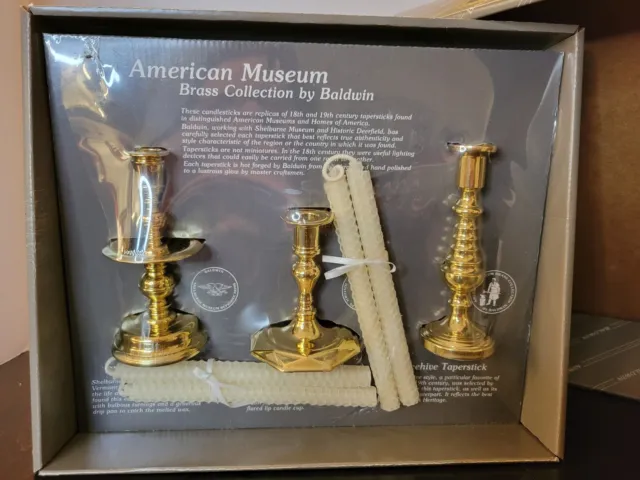 American Museum Brass Collection By Baldwin 18th & 19th Century Replicas Boxed