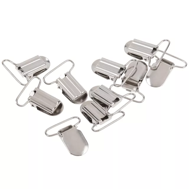 10pcs t type pacifier suspender holder buckle dummy soother clips 25mm3CMDYUJ@-@